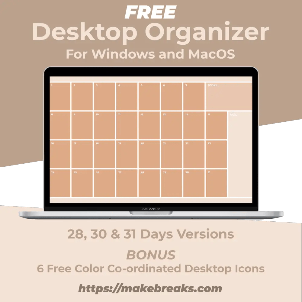 Free Stylish Desktop Wallpaper Organizer Daily Driver Make Breaks