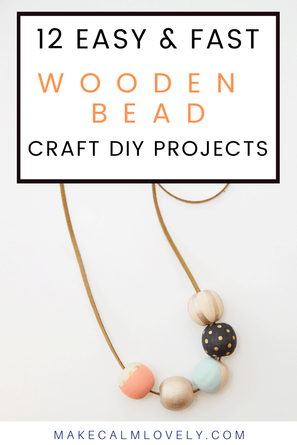 12 Wooden Bead DIY Projects