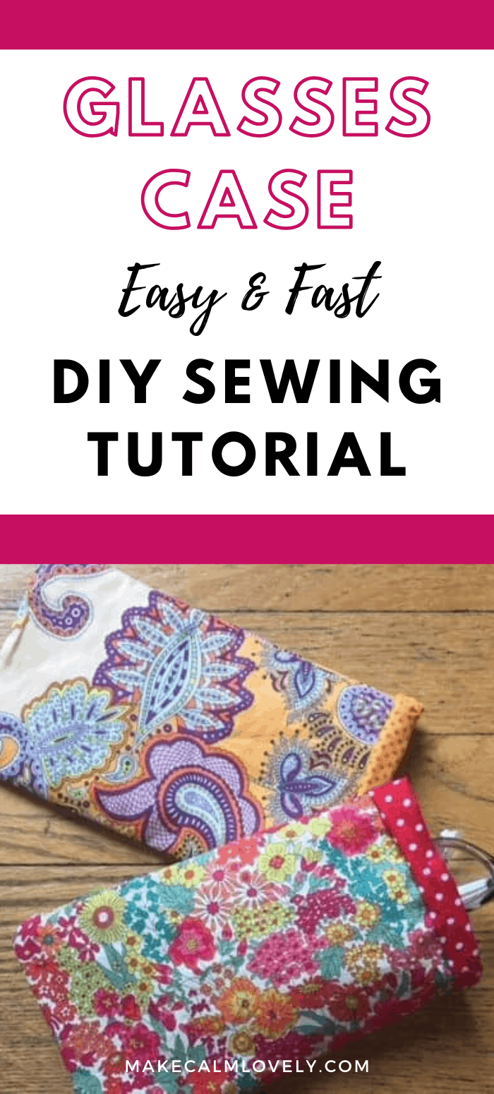 Easy Glasses Case Sewing DIY Tutorial