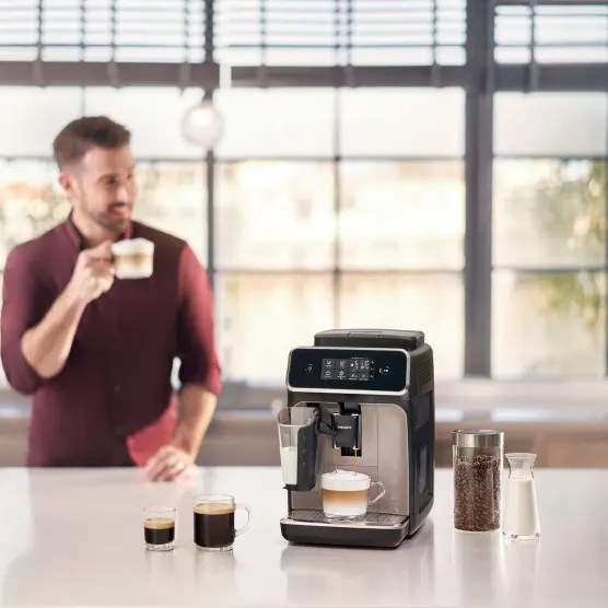 Philips 2200 Series Automatic Bean To Cup Espresso Machine Make Coffee