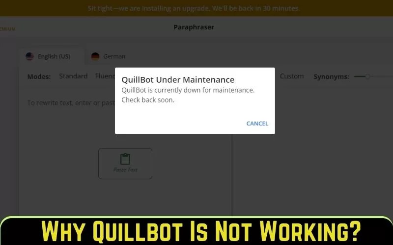 Why Quillbot Is Not Working Today? [How To Fix] Make Easy Life
