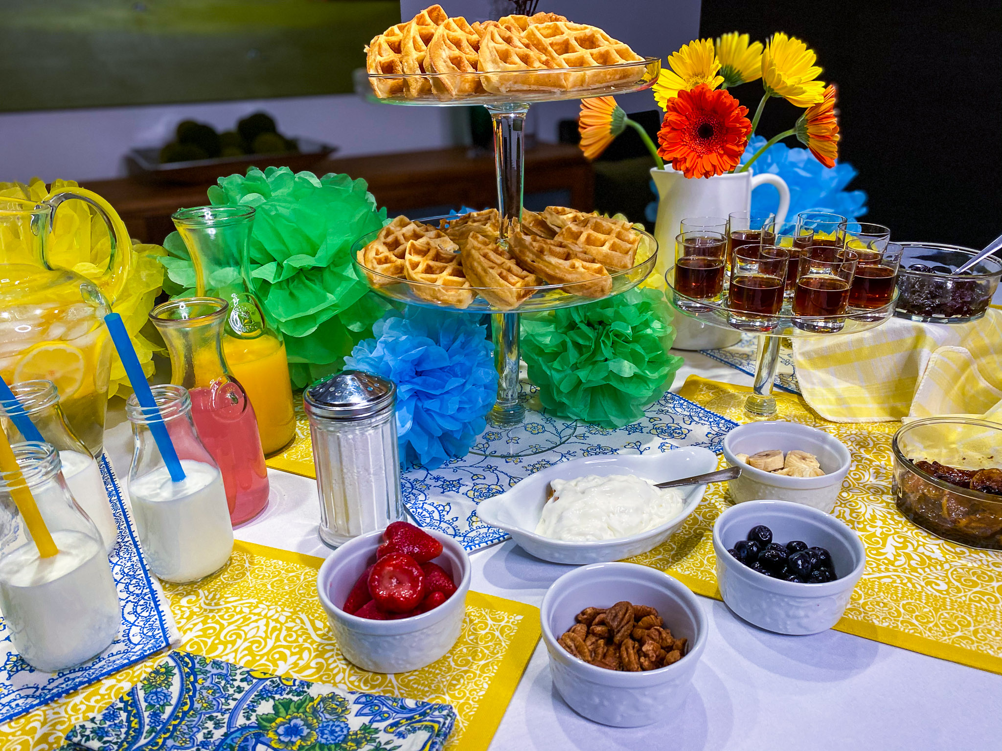 Easy Waffle Bar Ideas It's Breakfast for Dinner Make Every Day an Event