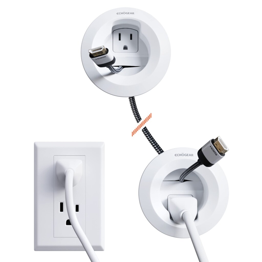 Safely Run Cables Dangerous to Run Cables through a Wall?