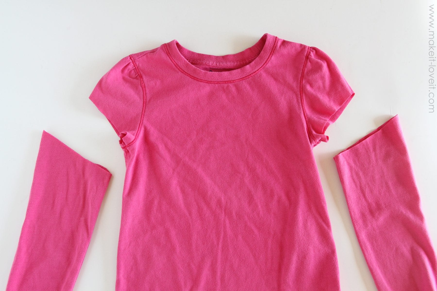 Turn Long Sleeves to Short {with added Bow Front} Make It & Love It