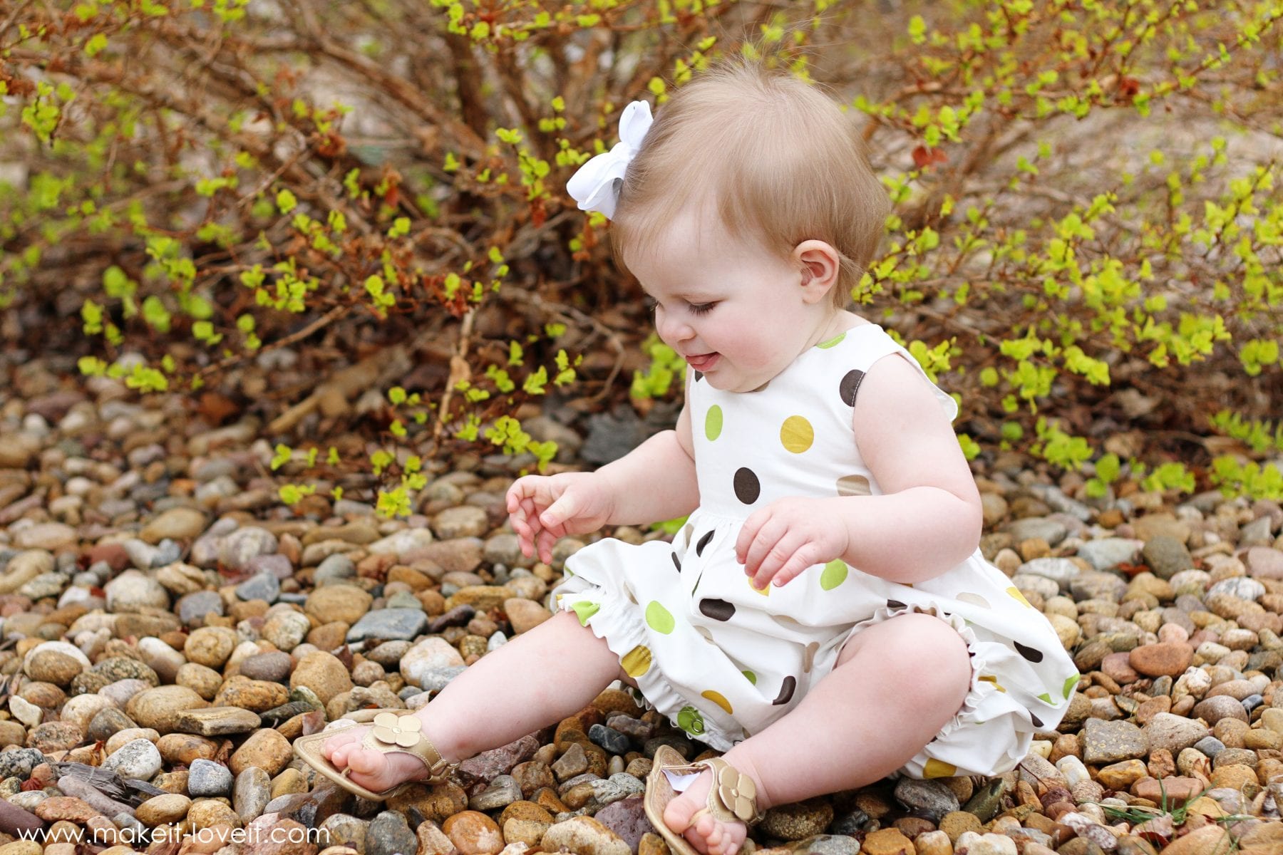 Turn a Baby Dress into a Bubble Romper Make It & Love It