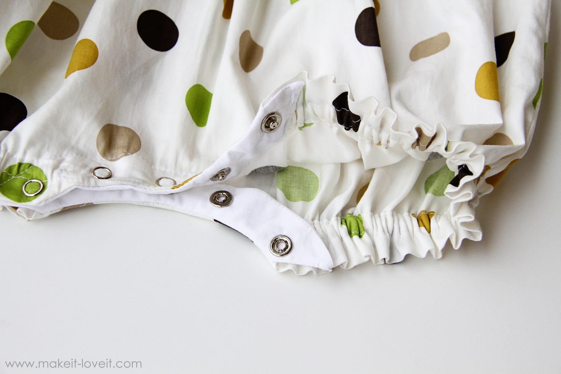 Turn a Baby Dress into a Bubble Romper Make It & Love It