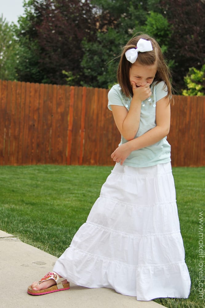 Tiered Maxi Skirt.........a great skirt for summer! Make It & Love It