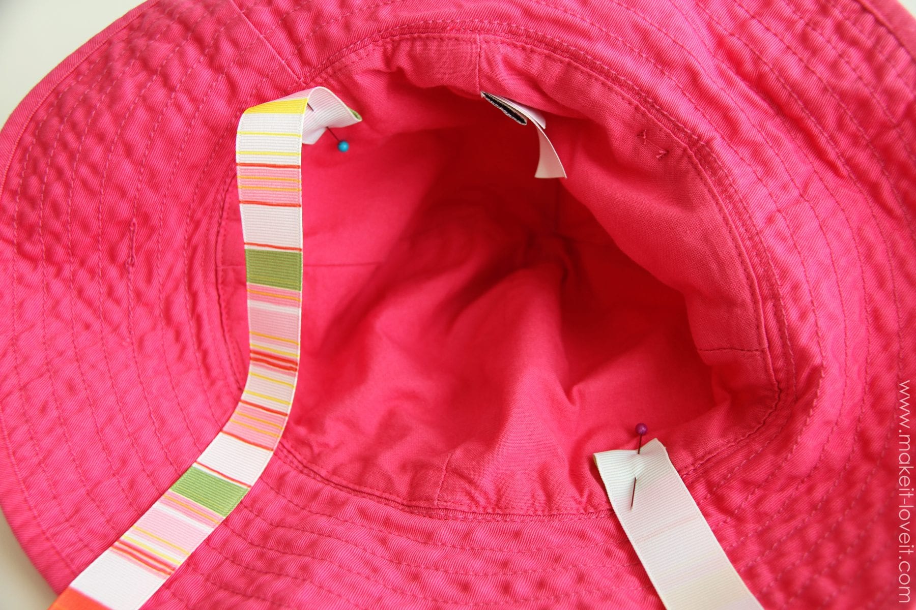 Adding Straps to Sun Hats {velcro or snaps} Make It & Love It