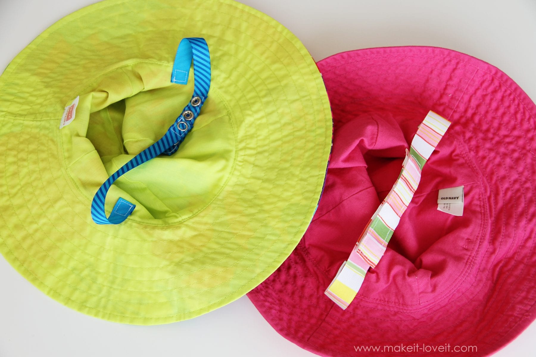 Adding Straps to Sun Hats {velcro or snaps} Make It & Love It