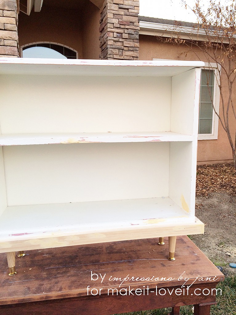 Old Bookcase into Nightstand Update Make It & Love It