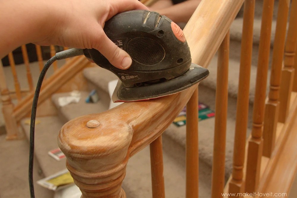 58 HQ Pictures How To Sand Banister Spindles / How to Stain/Paint an