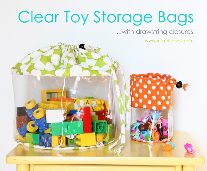 DIY Toy Storage Bags