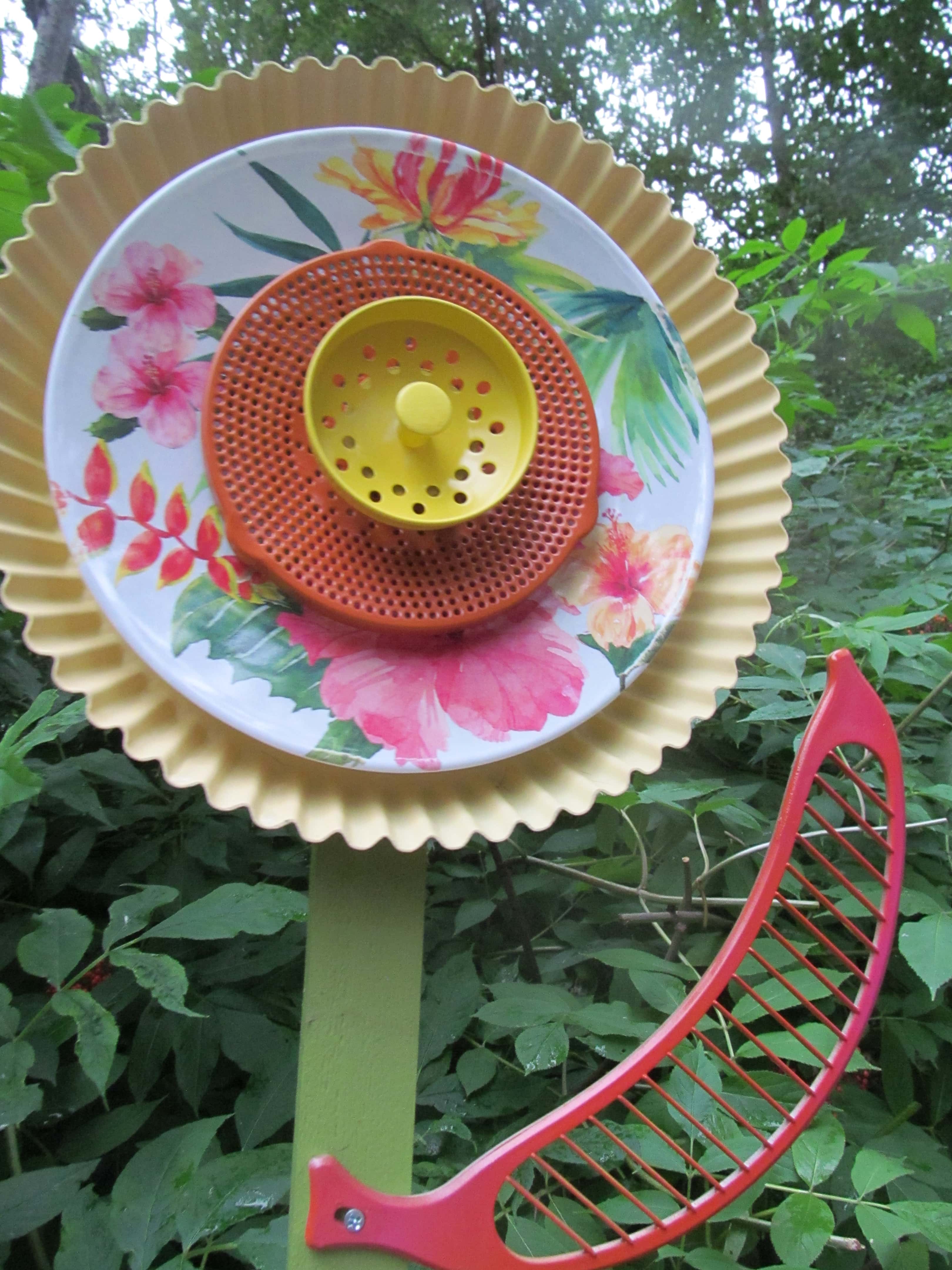 Pie Plate Flowers at Antonucci blog