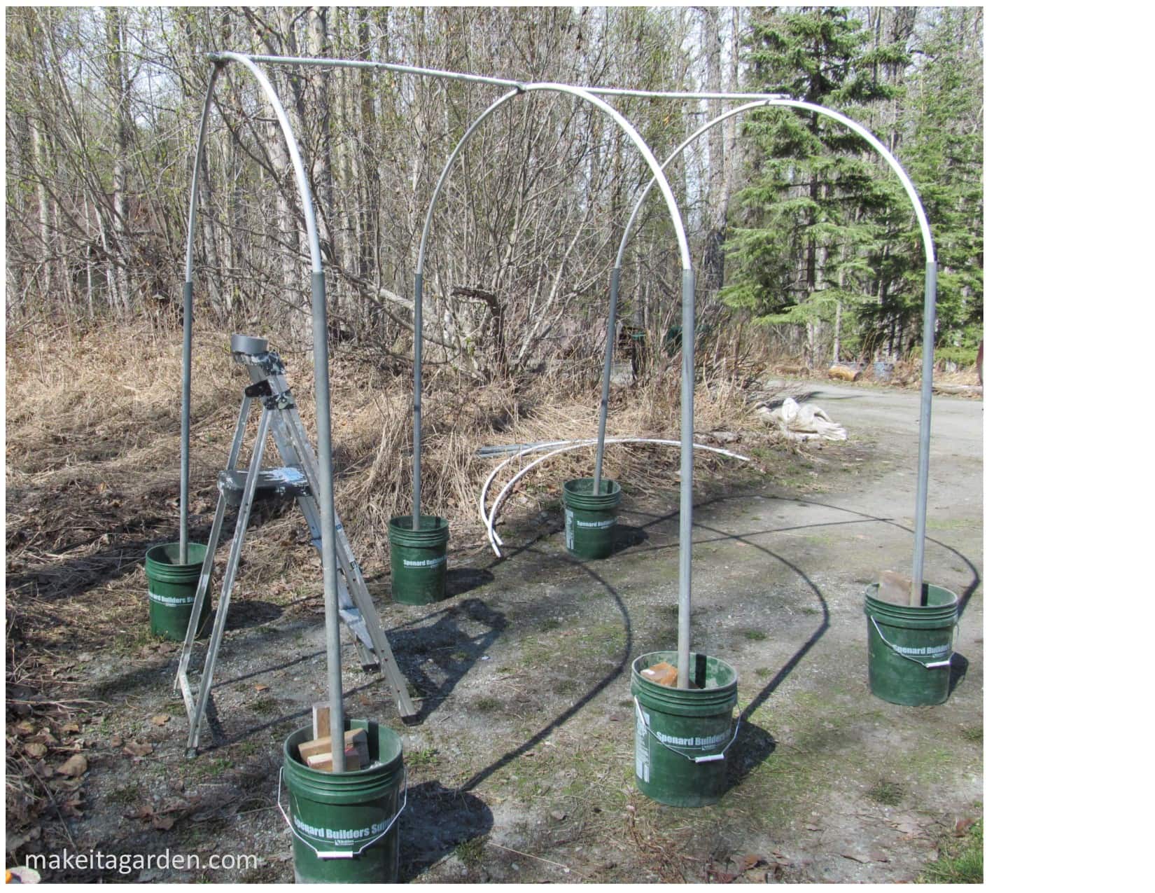 Small hoop house makes backyard gardening affordable Make it a Garden