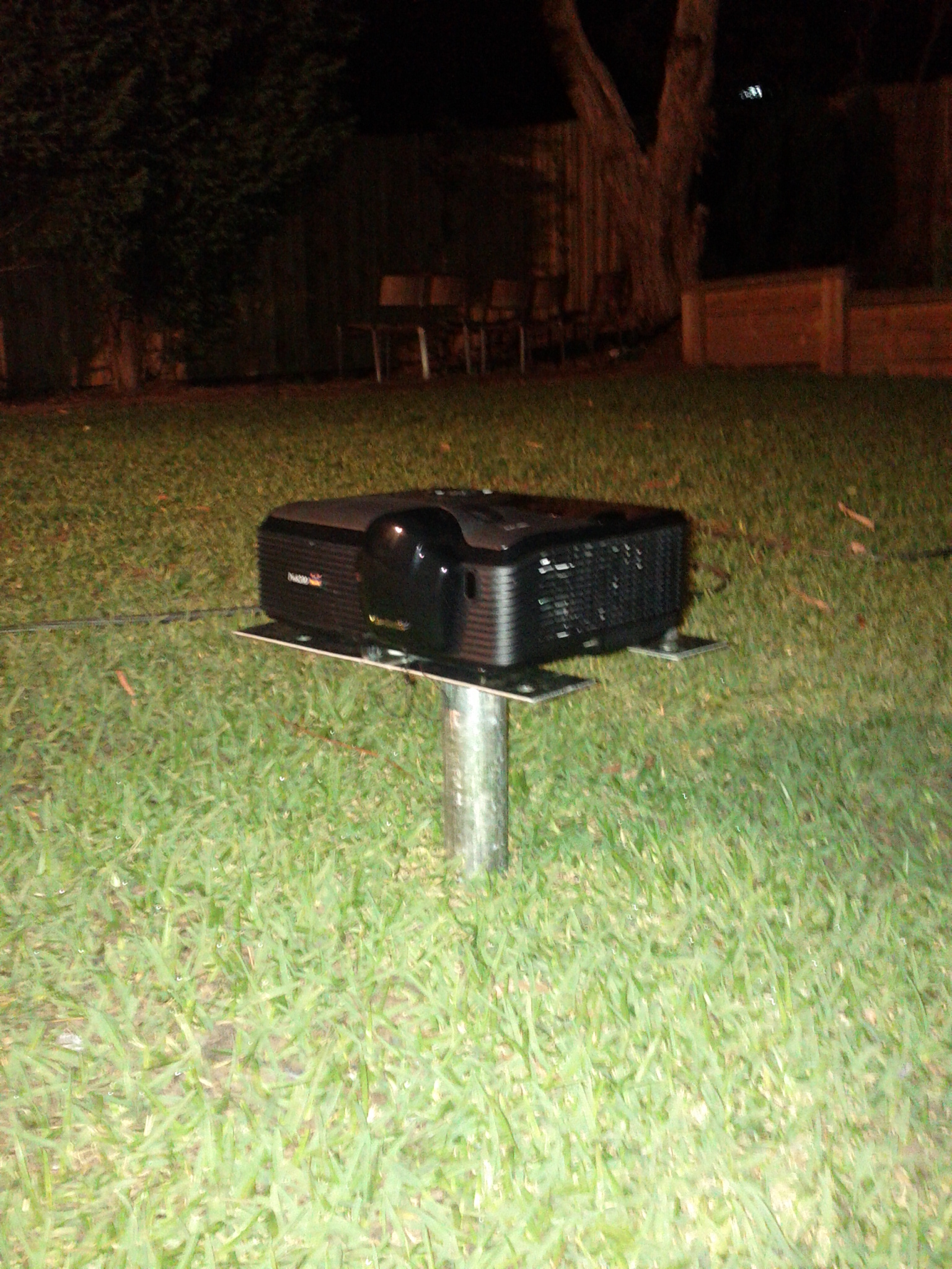 Outdoor home theatre projector stand > Make it, Break it, Fix it