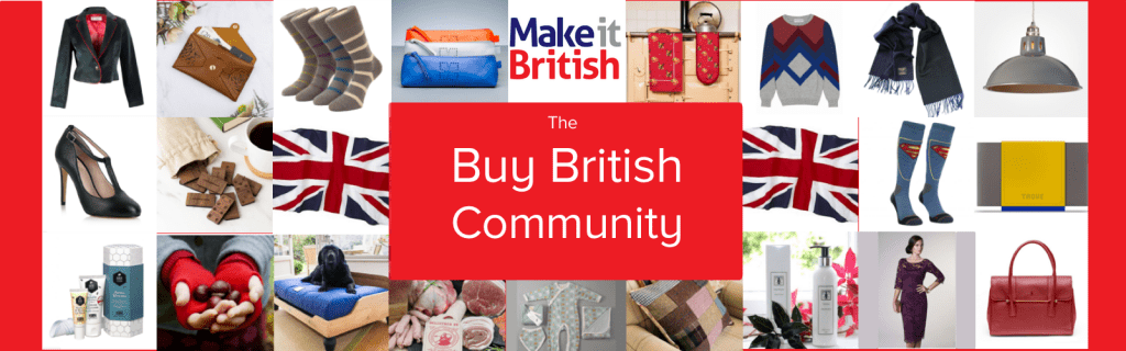 We've launched a Buy British Community come and join! Make it British