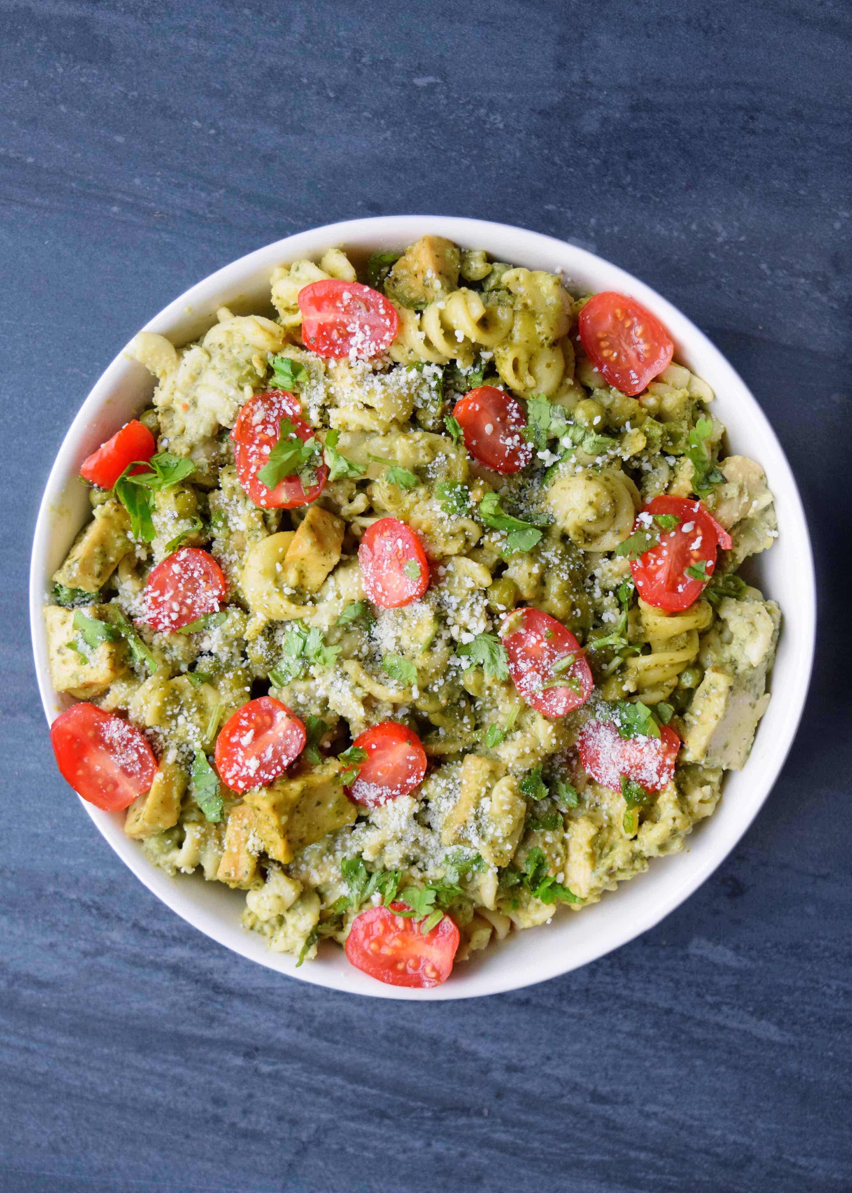 CREAMY SPINACH PESTO PASTA Make It Brunch