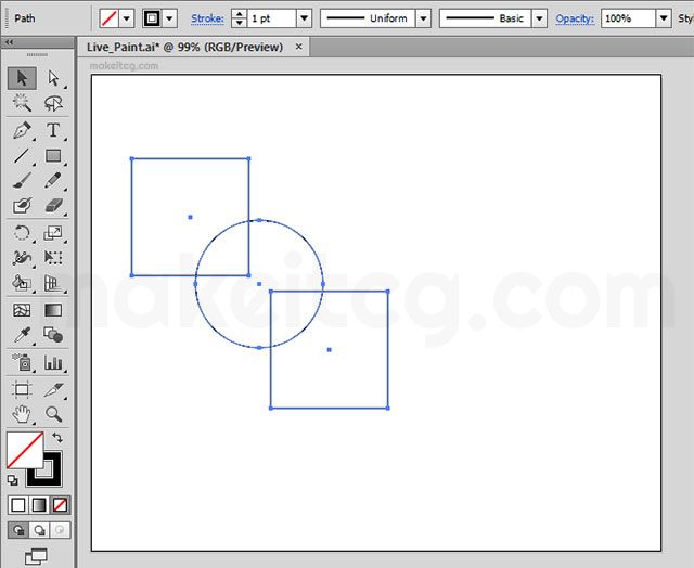 Using Live Paint Tools in Illustrator