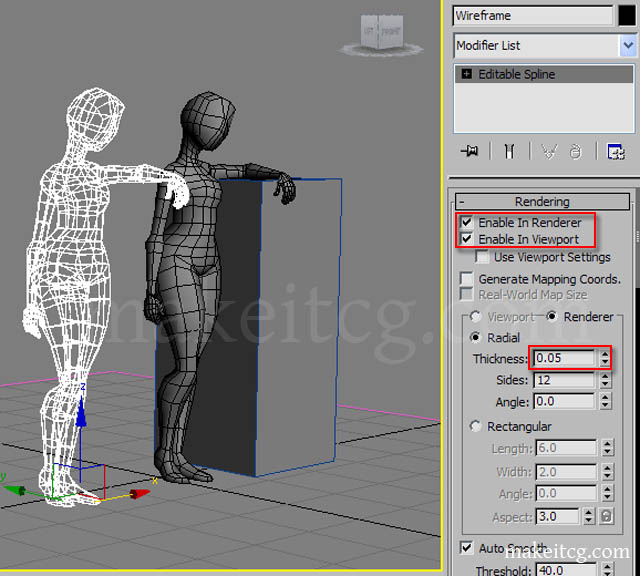 Wireframe Rendering Techniques in 3ds max