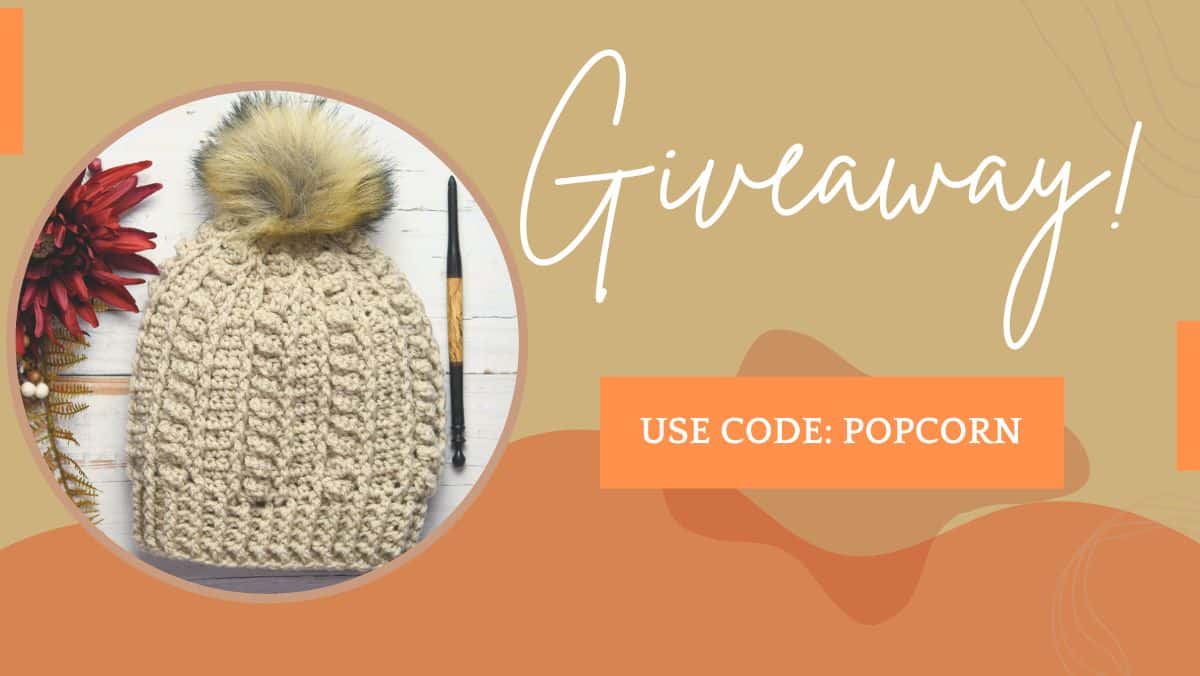 Popcorn Columns Hat Free Crochet Pattern Make It Crochet
