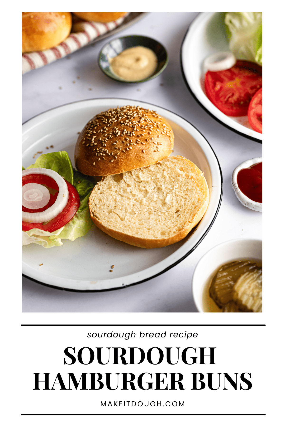 Soft Homemade Sourdough Hamburger Buns Recipe Make It Dough