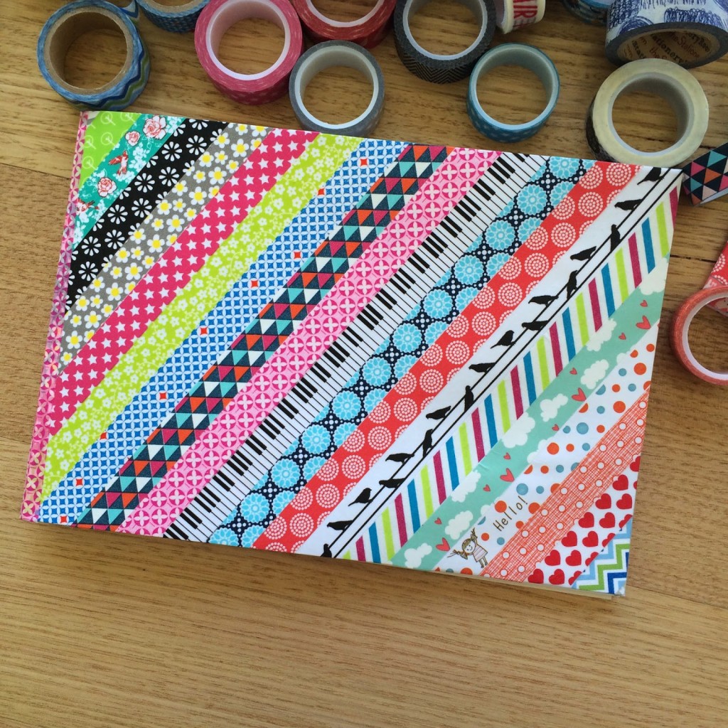 .Washi Tape the school books. • Make It Perfect