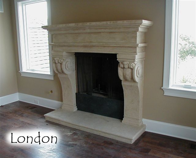 The London Fireplace Stone Castings Of Charleston