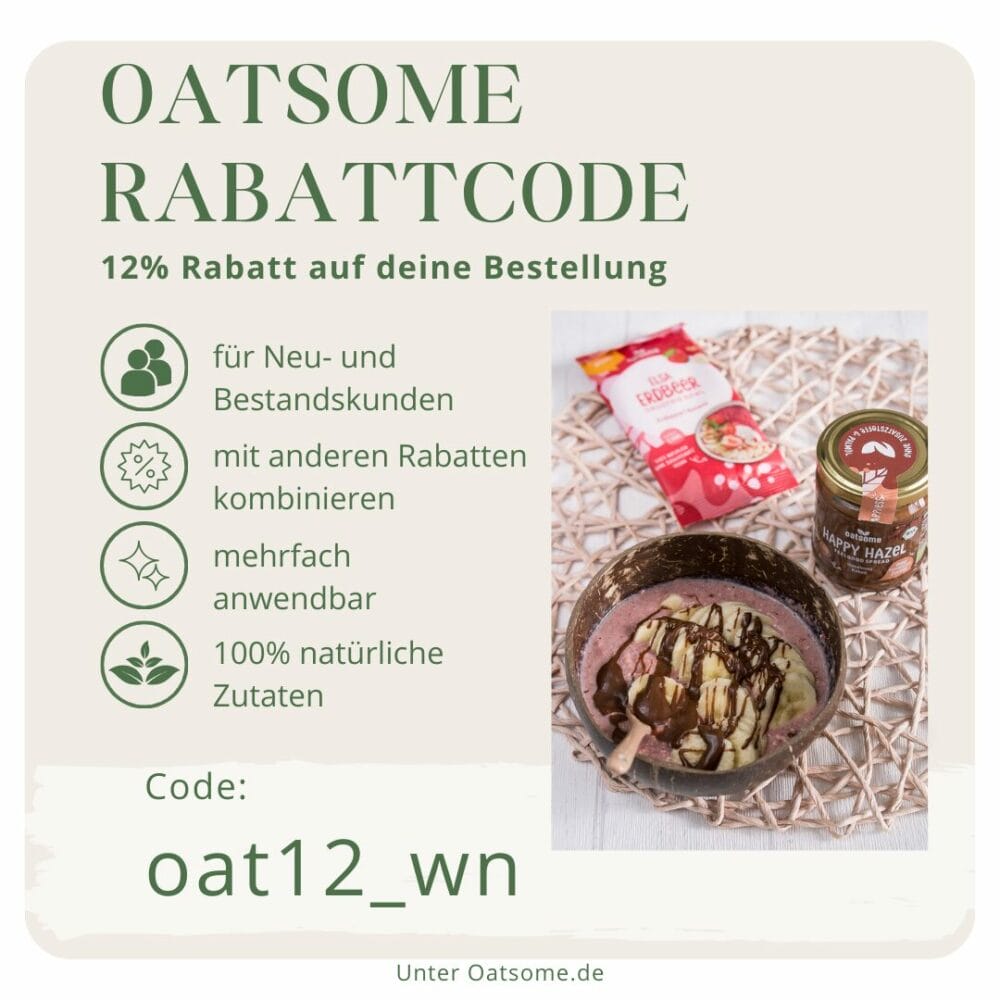 Oatsome Rabattcode 12 Rabatt auf alles September 2024