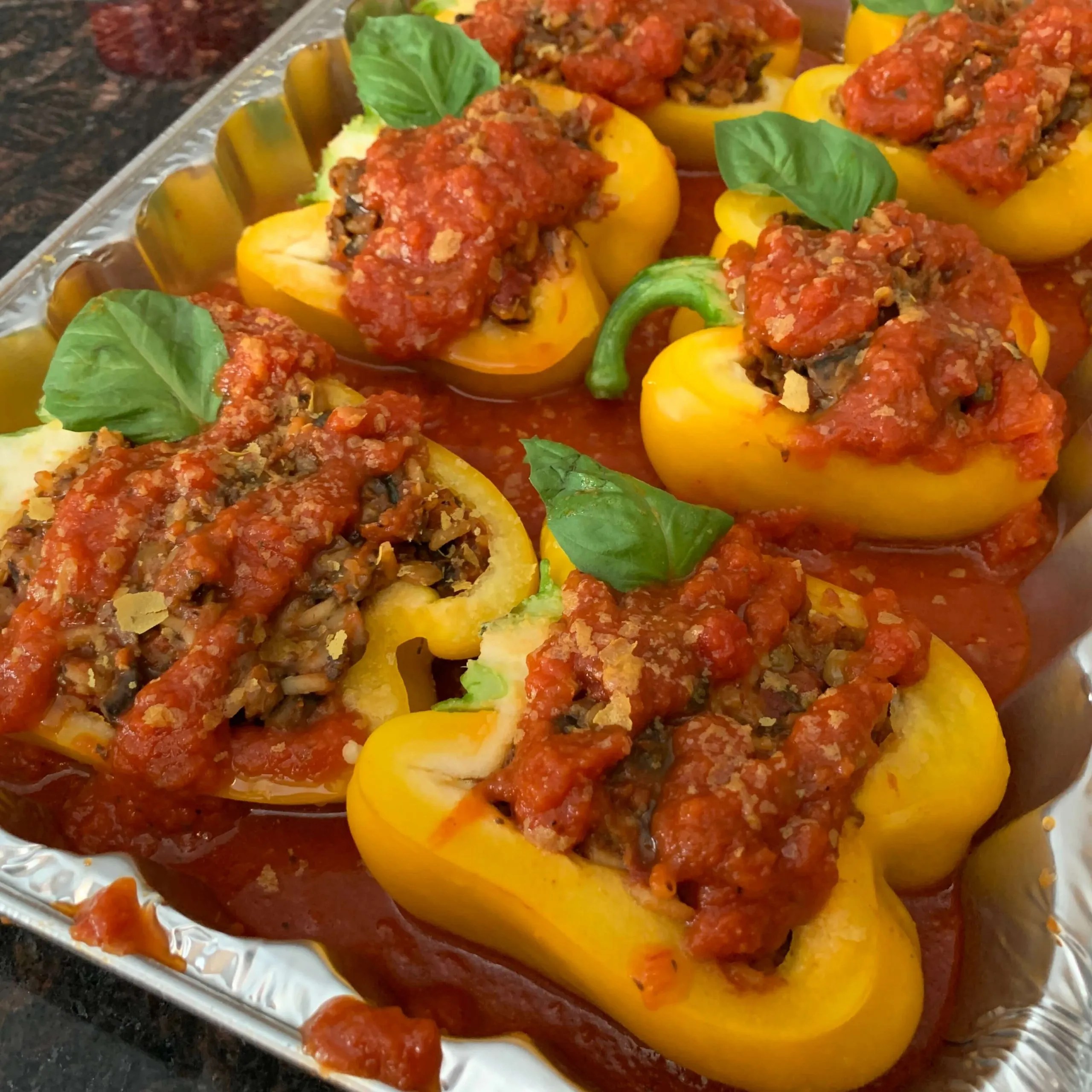The Best Vegan Stuffed Bell Peppers Recipe Make It Vegan