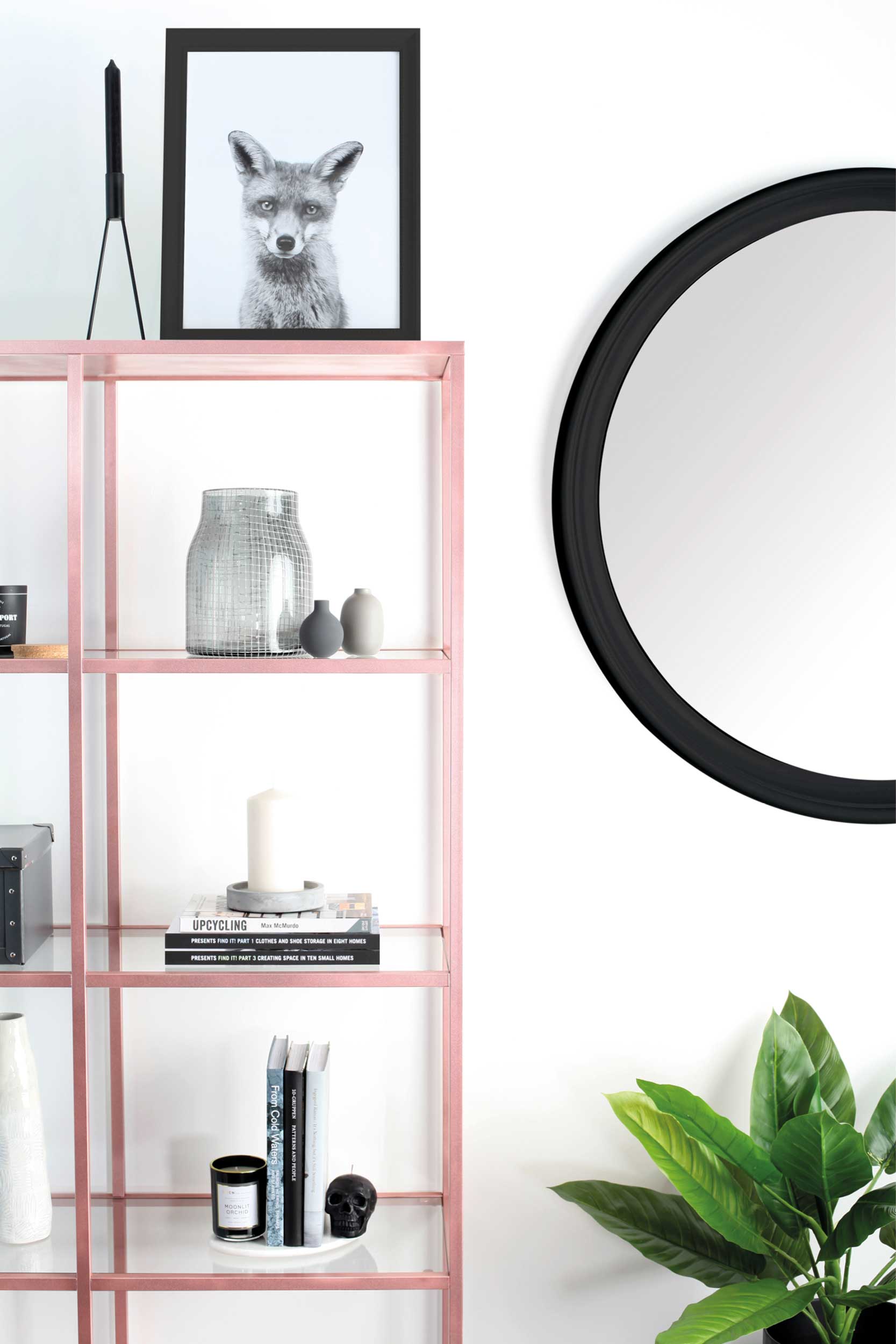 MetallicRoseGoldShelf Rustoleum Spray Paint