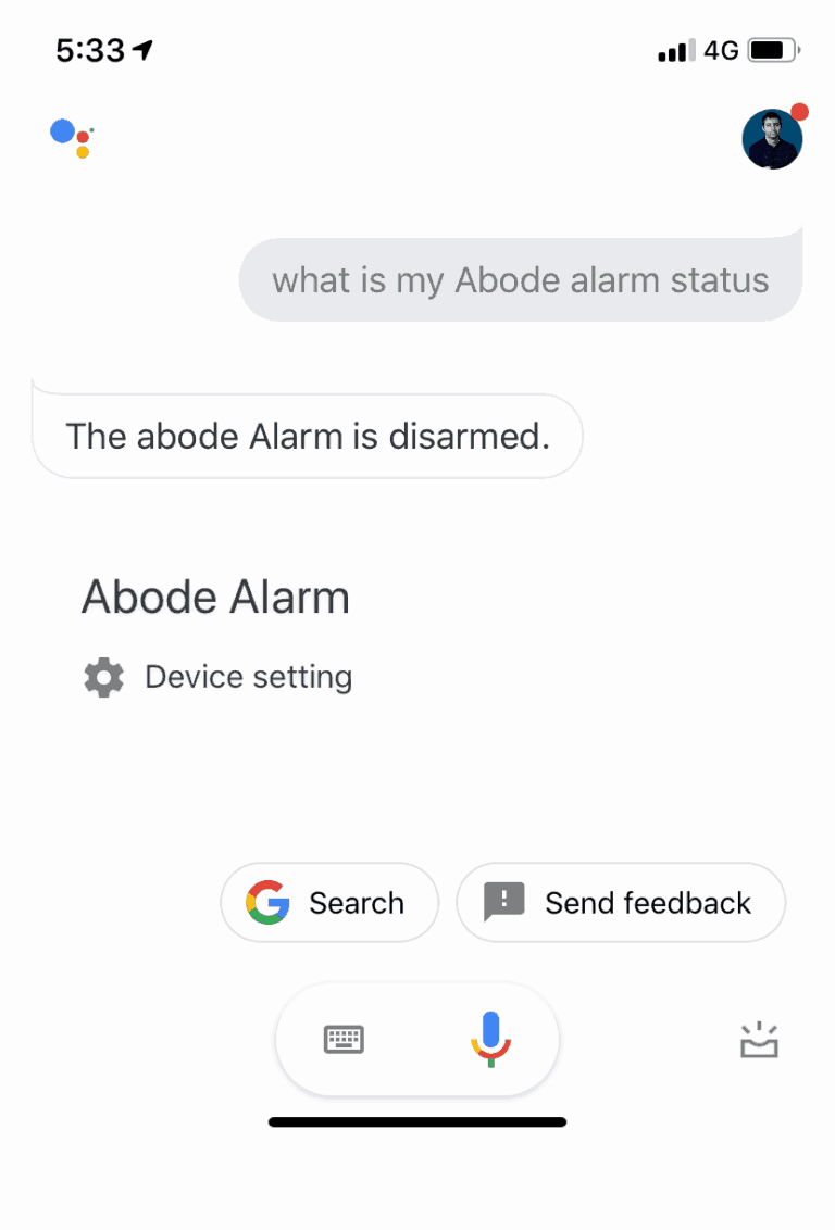 abode security updates it's google assistant integration Make Life Click