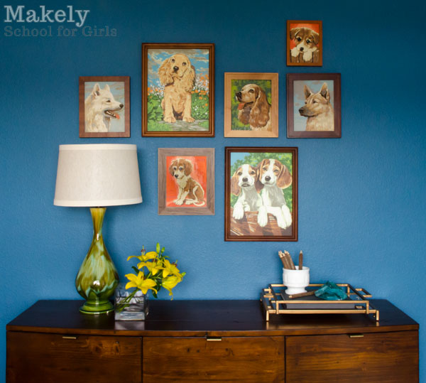 How to Create a Mixed Frame Gallery Wall