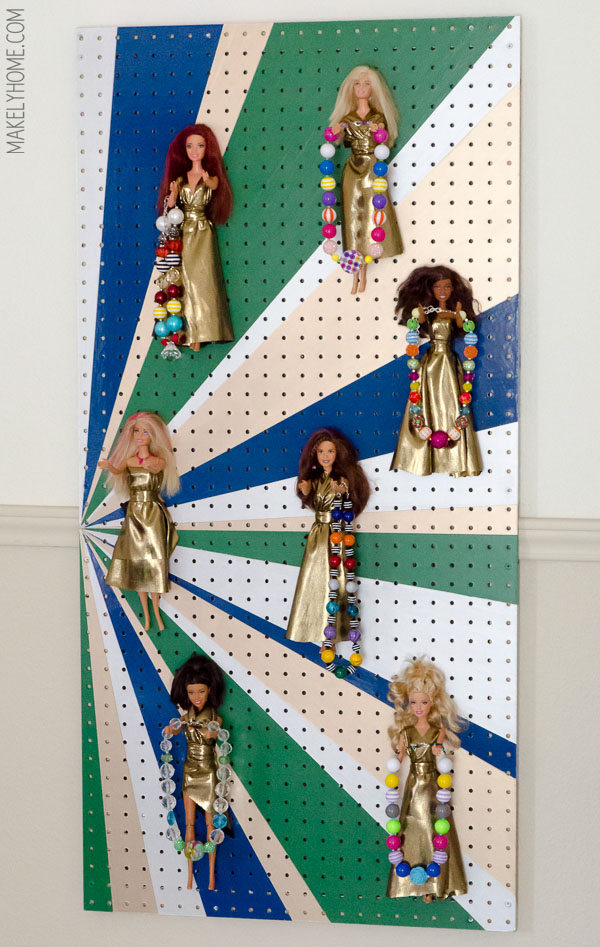 DIY Barbie Doll Jewelry Holder
