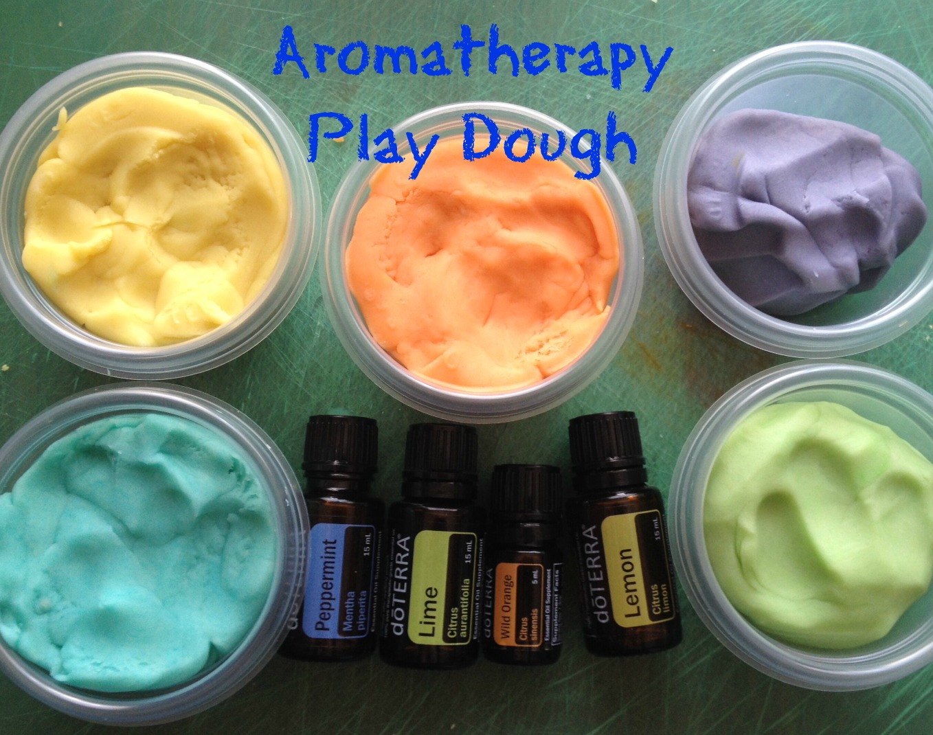 Aromatherapy Play Dough Make, Mend, Grow.