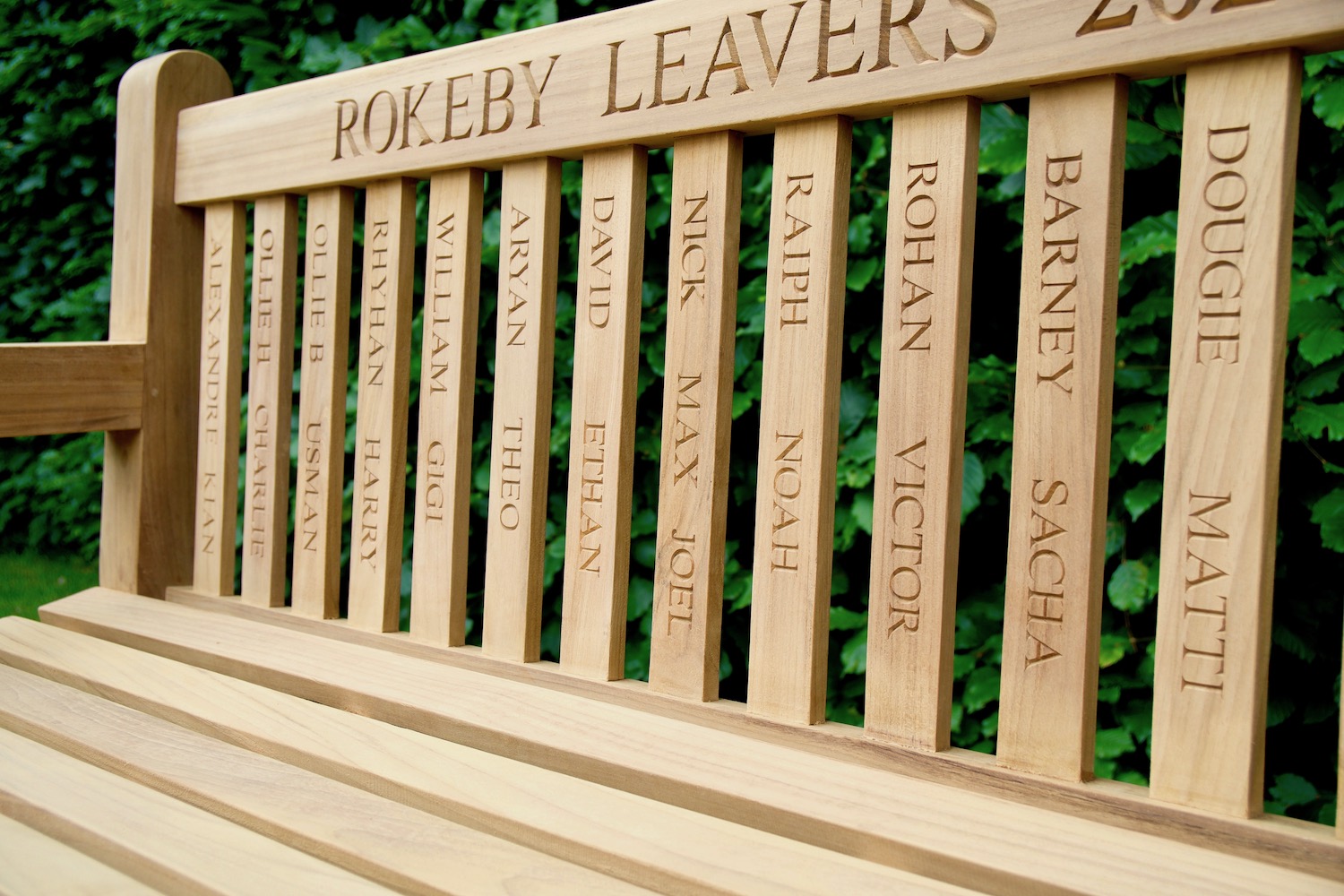 Engraved Memorial Benches