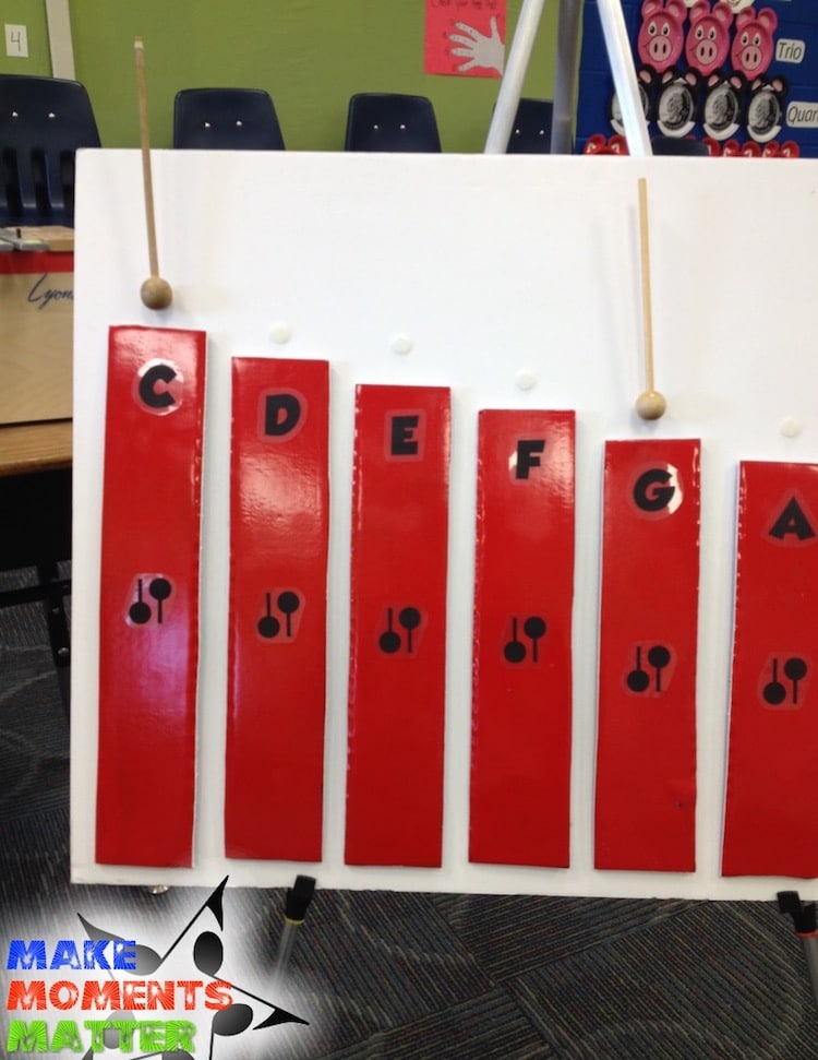 DIY Xylophone Visual Make Moments Matter