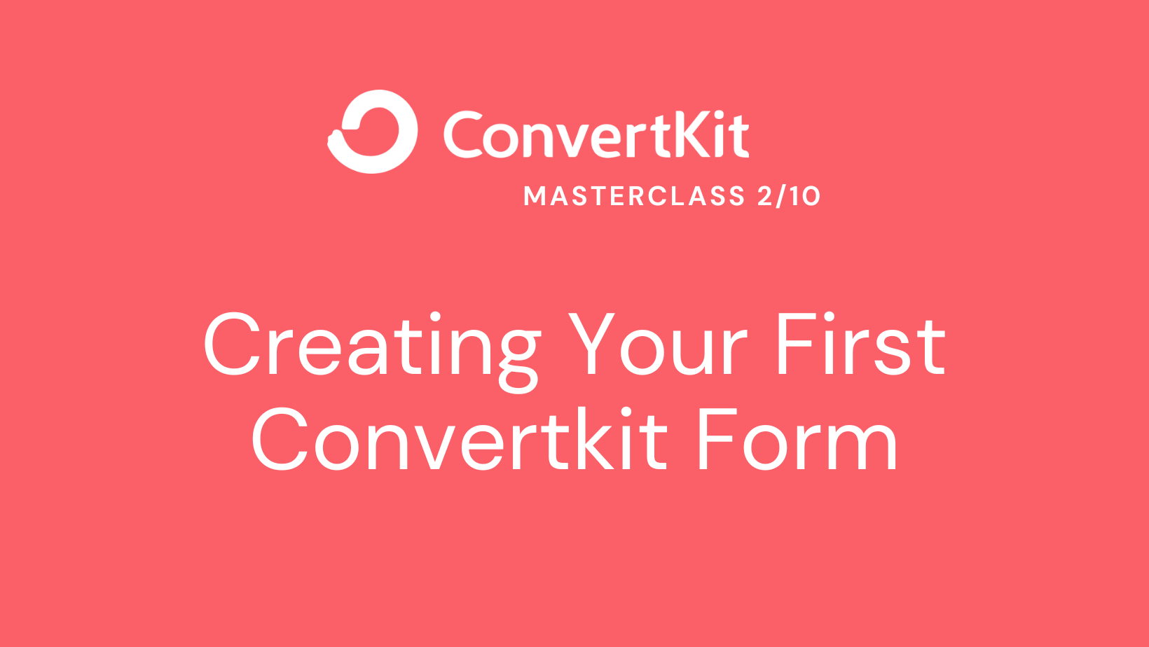 Creating Your First Convertkit Form StepbyStep Instructions MM&T!