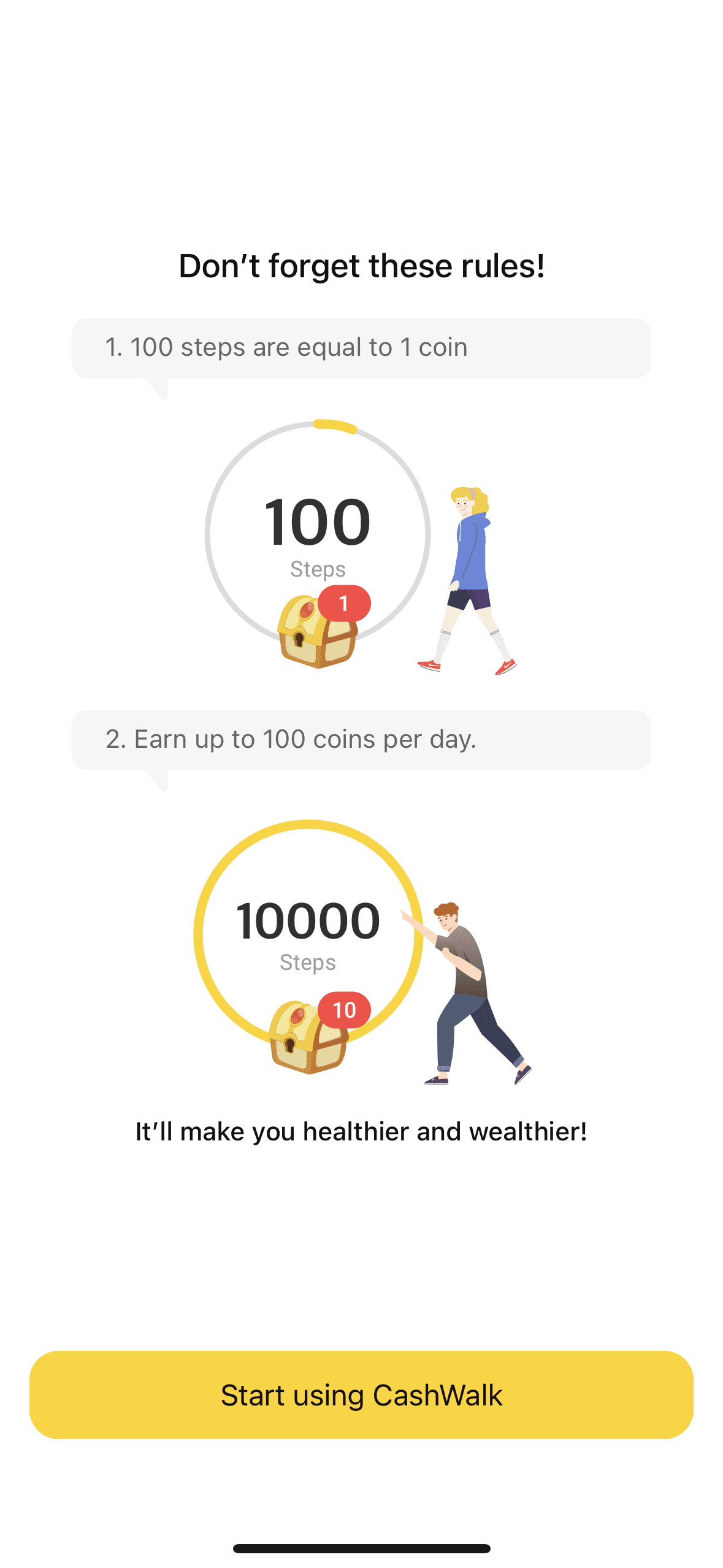Earn gift cards for walking with CashWalk Make Money Without A Job