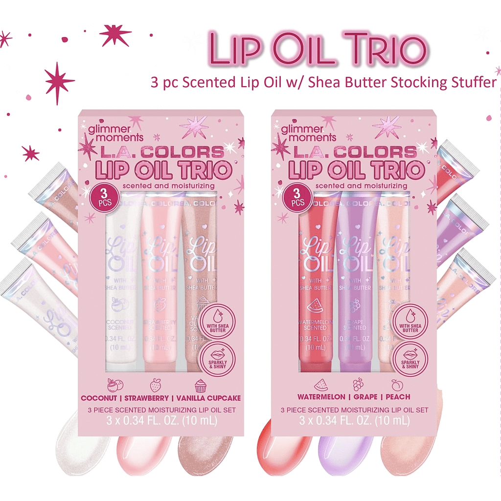 La Colors Lip Oil Trio MAKEMORE