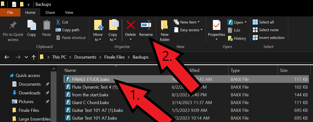 Locating and Opening Backup and Auto-save Files – Finale/Garritan Help