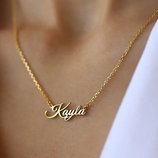 Buy Online Personalized Name Necklace in Dubai Make My Present