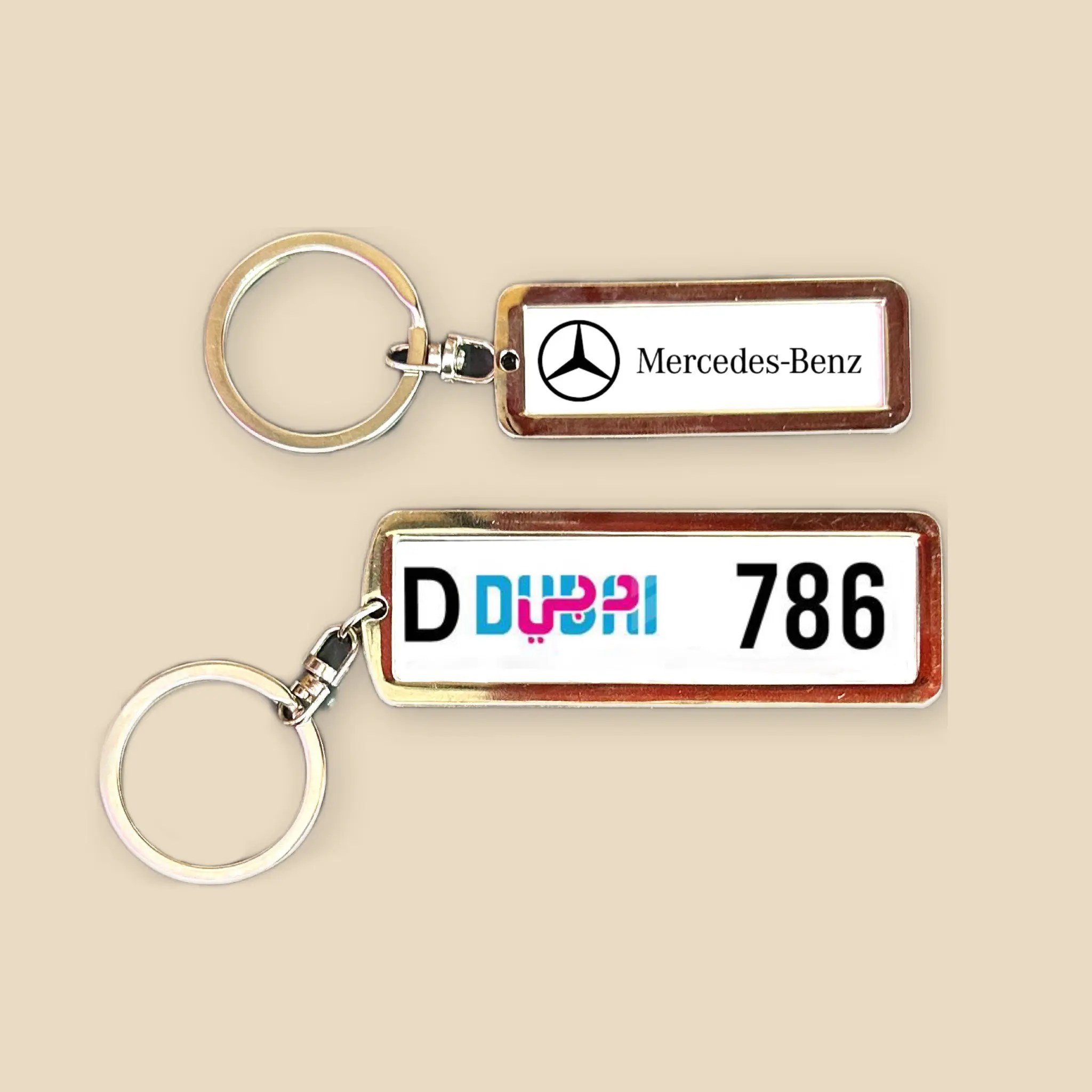 Buy Car Number Plate Keychain Online in Dubai, UAE at Best Price