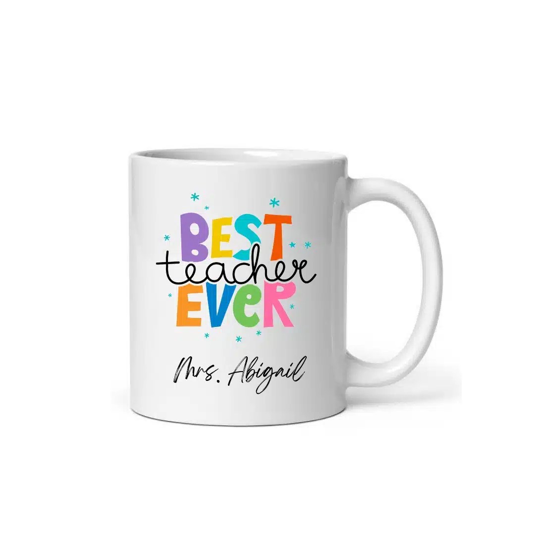 Buy Personalized Best Teacher Ever Coffee Mug Online in Dubai, UAE at