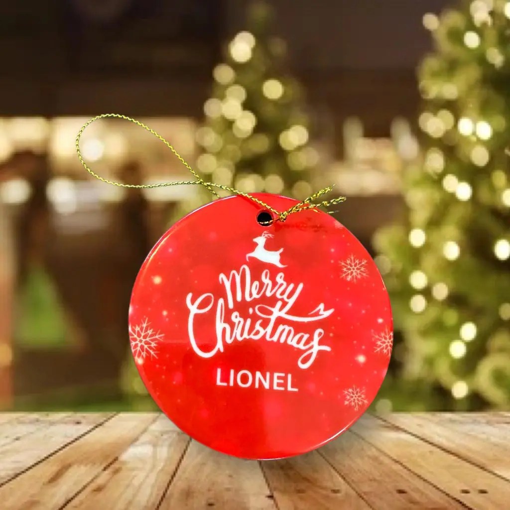 Buy Personalized Christmas Ornament Online in Dubai, UAE at Best Price