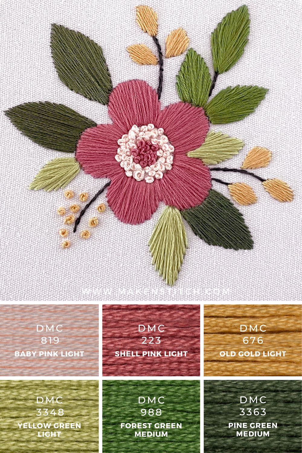 Springtime Color Palette Makenstitch
