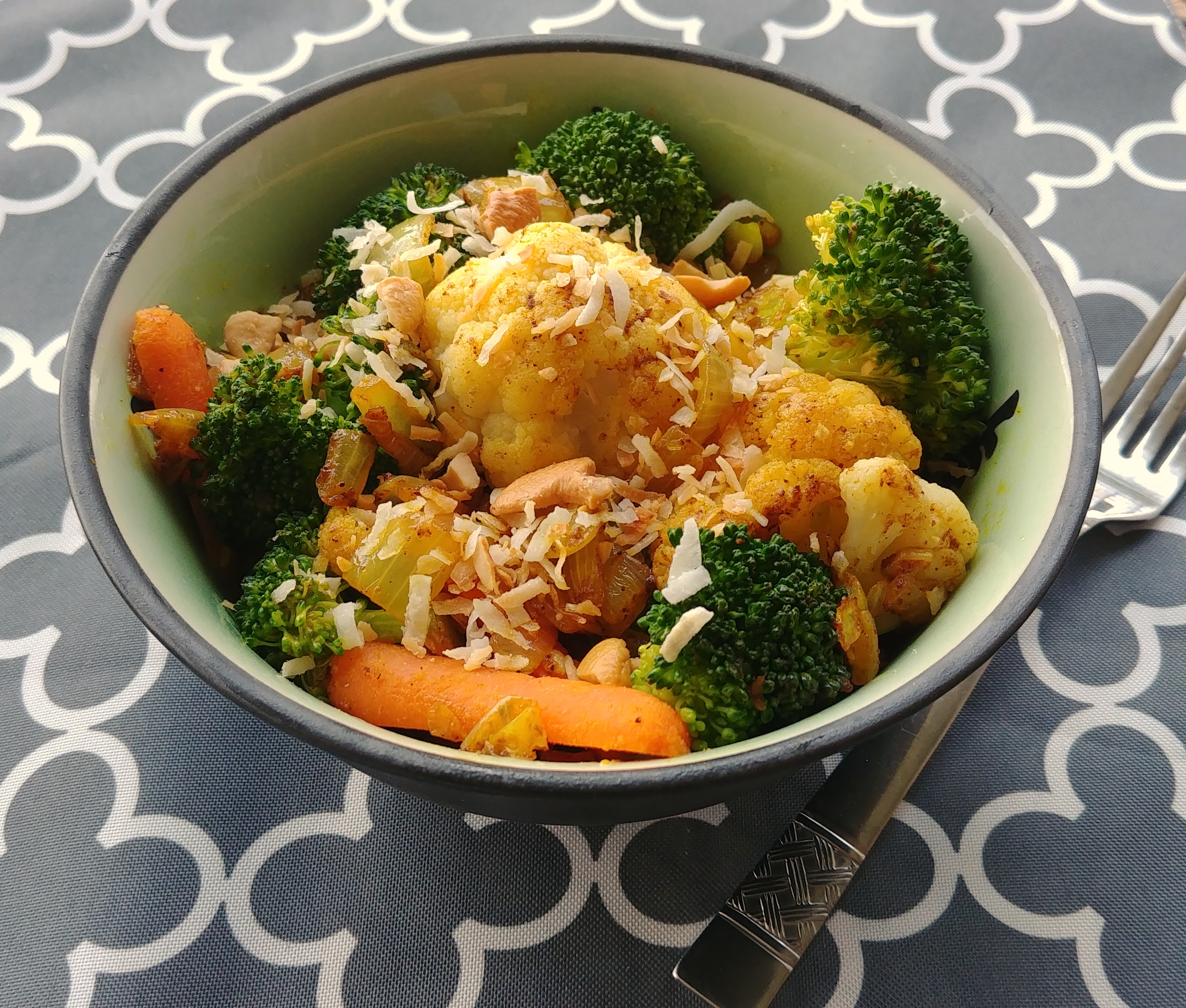 Coconut Curried Leftover Vegetables to MAKEOVER MY LEFTOVER