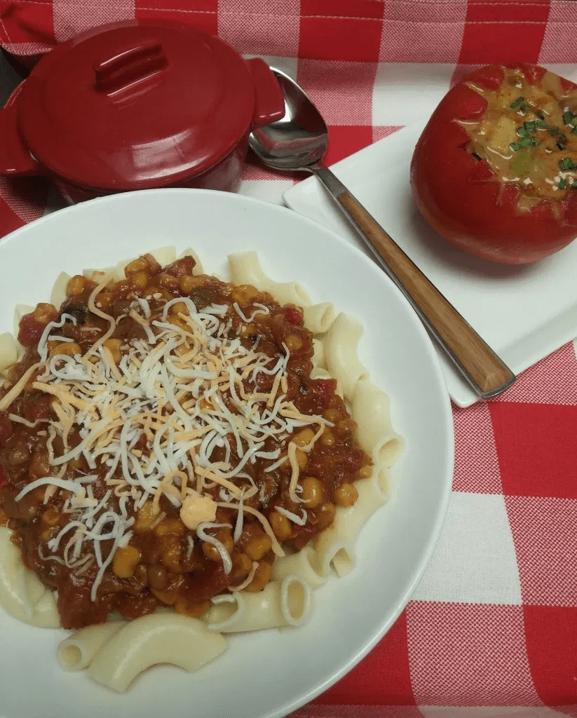 Baked Bean Pasta to MAKEOVER MY LEFTOVER