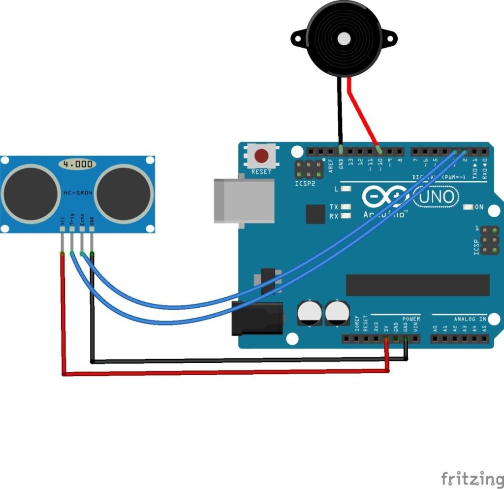 Ultrasonic Sensor Circuit Diagram Without Arduino - Circuit Diagram