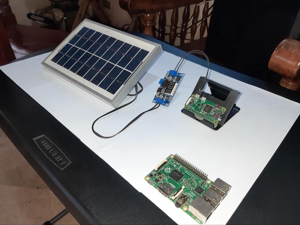 How to Power a Raspberry Pi Zero With a 9V Solar Panel Raspberry Pi