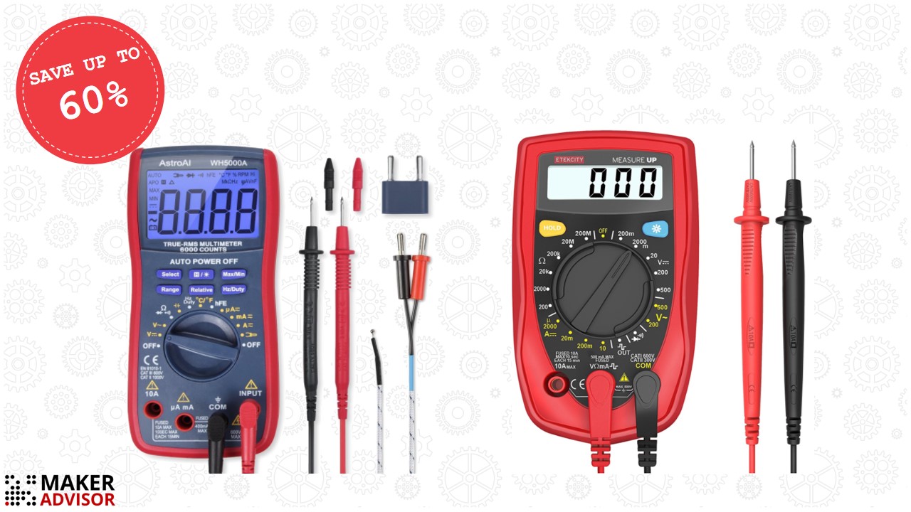 Today You Can Save Up To 60 On a Brand New Multimeter Maker Advisor
